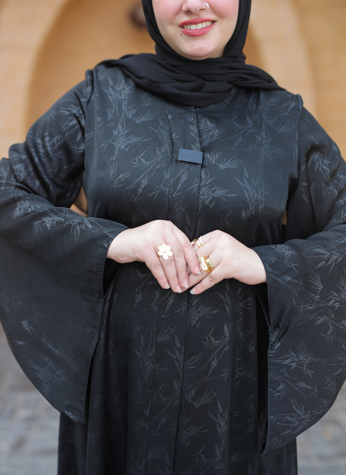عبايه توكه ورق شجر